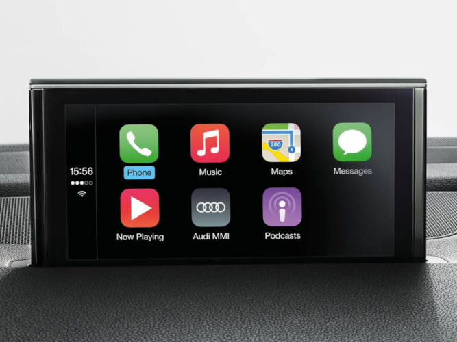 Audi smartphone interface